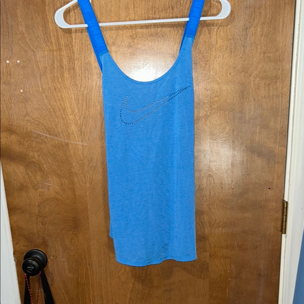 Nike Blue Sleeveless Tank Top